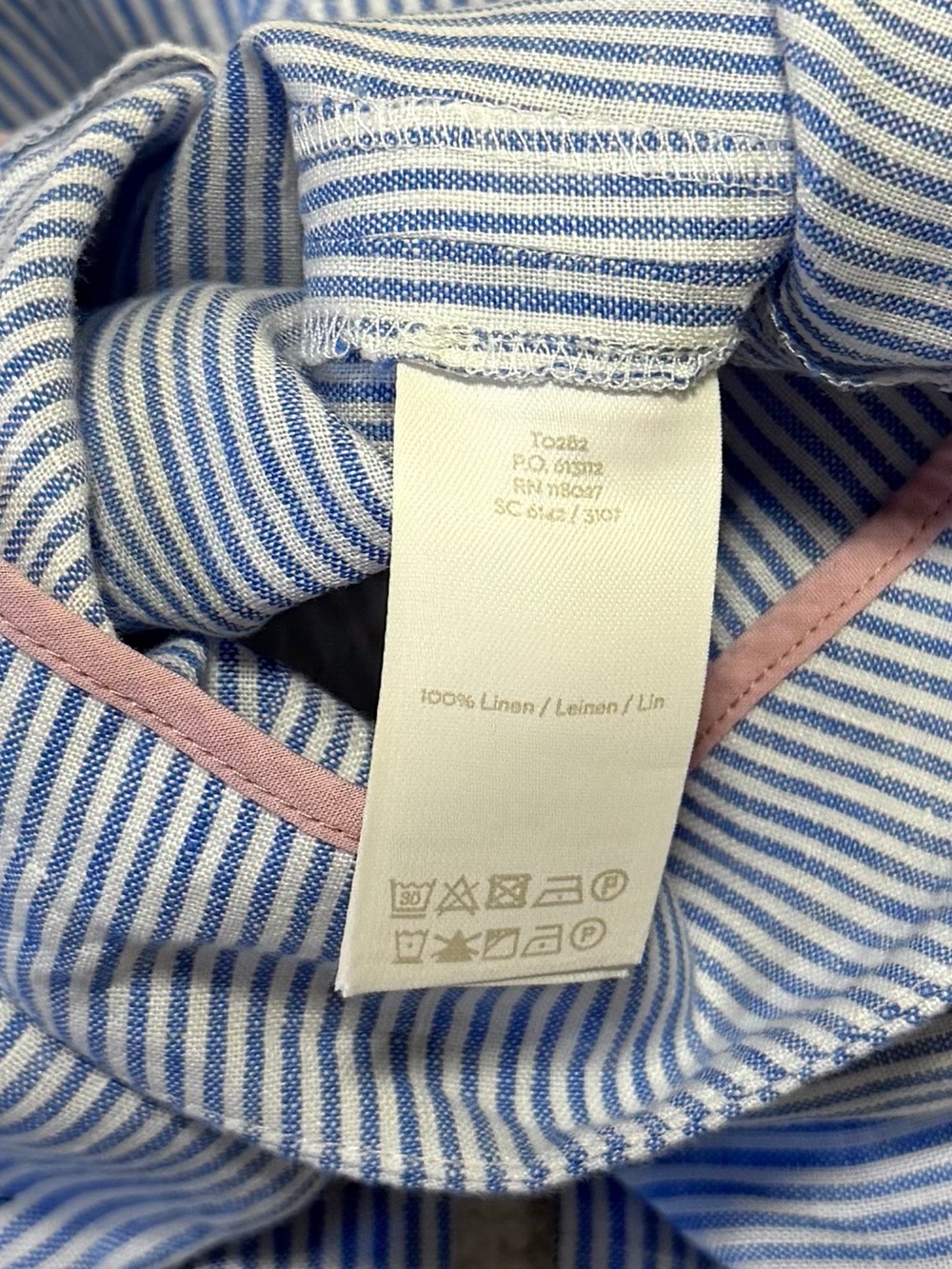 Boden Penzance Linen Trousers - Picture 10 of 11